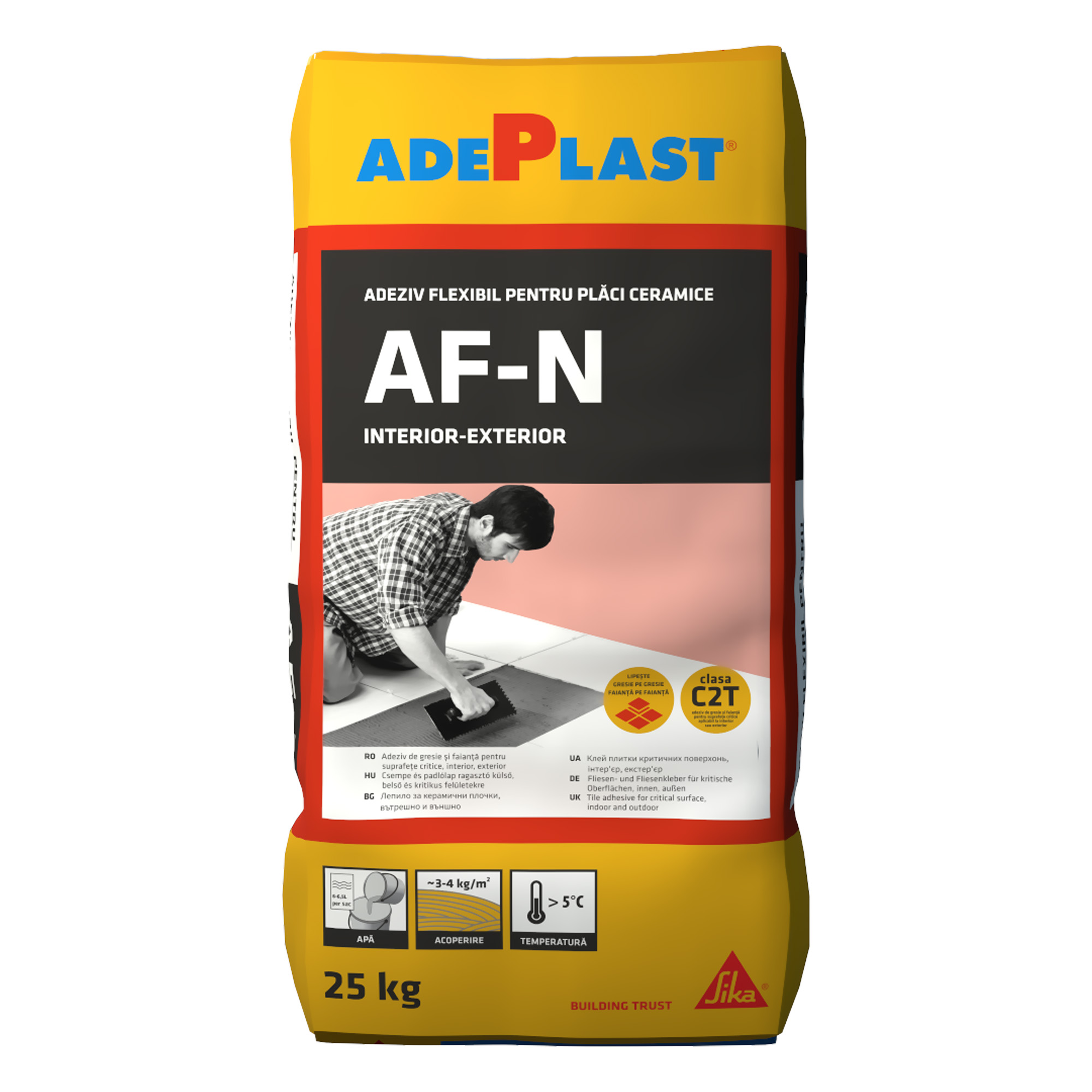 Adeziv pentru piatra naturala si placari ceramice Adeplast AF-N, 25 kg