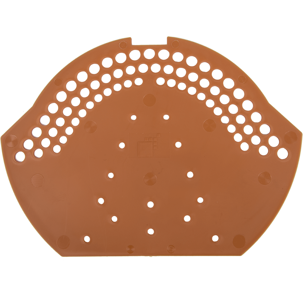 Placa inchidere coama, PVC, rosu natur