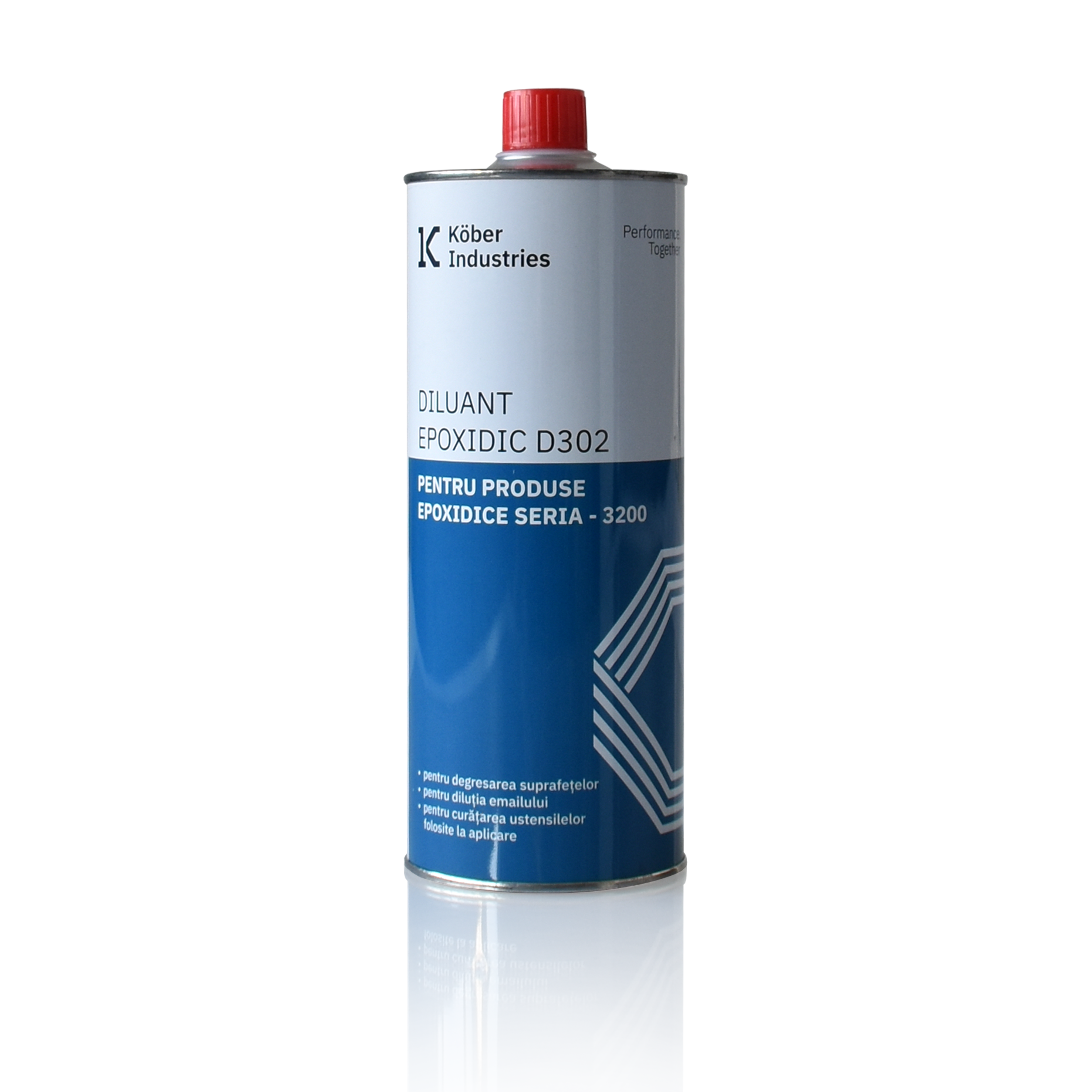 Diluant epoxidic D302 Kober Industries, transparent, 1 l