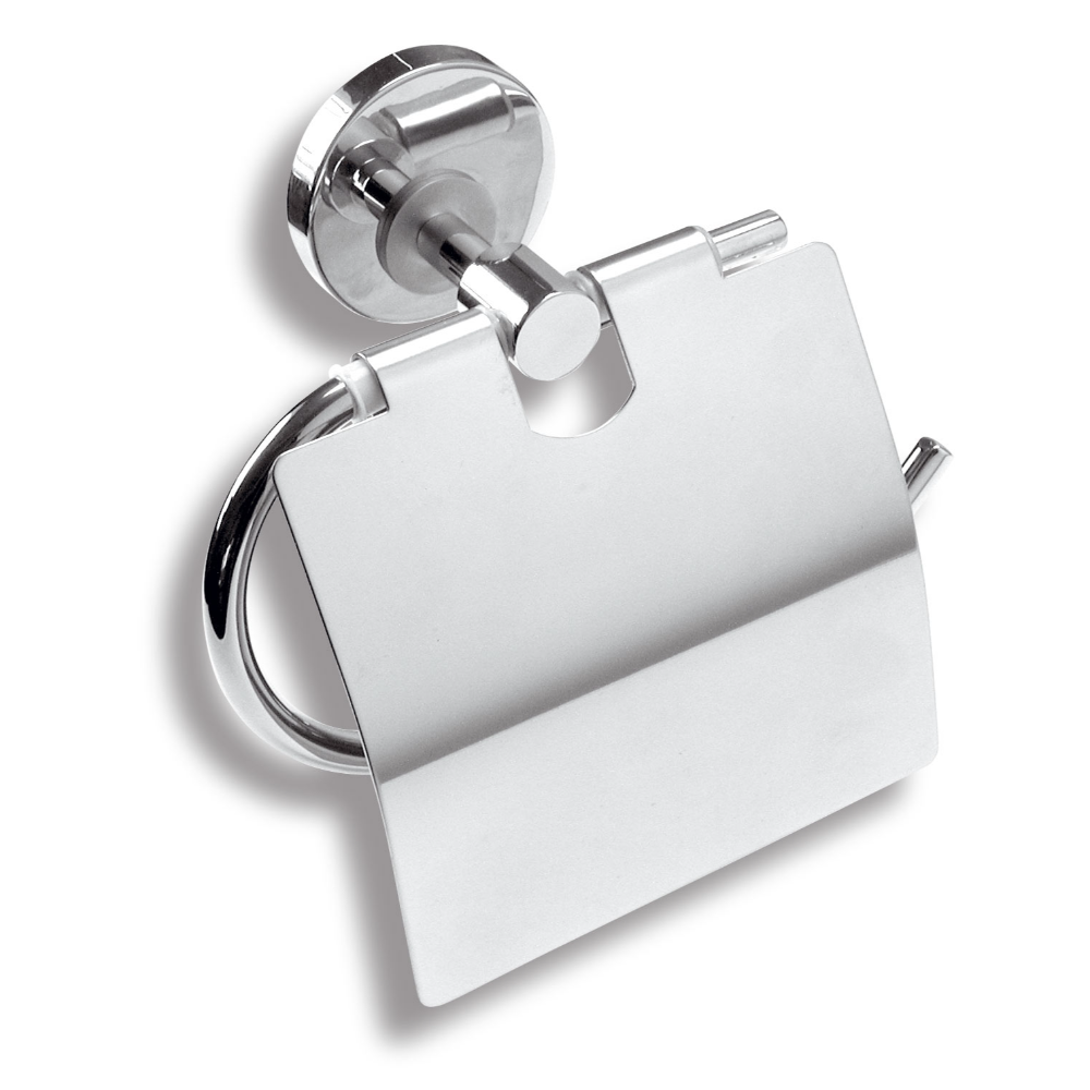 Suport hartie igienica Ferro Mephisto 6838.0, metal, argintiu, 12.2 x 15.8 x 6.5 cm