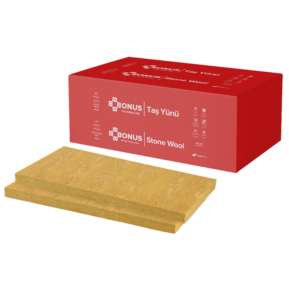 Vata minerala bazaltica Bonus Facade, grosime 200 mm, necasetata, 1200 x 600 mm