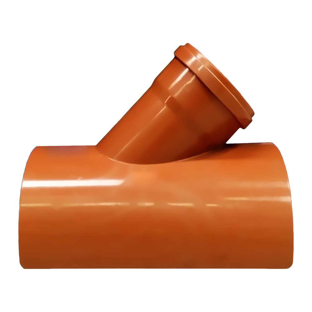 Sa bransare Valrom, PVC, portocaliu, diametru 250 x 160 mm