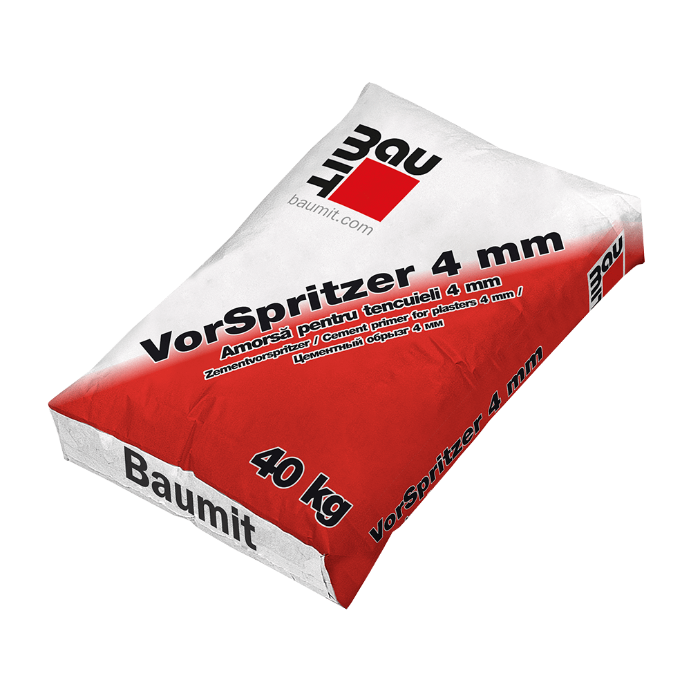 Amorsa pentru tencuieli Baumit Vorspritzer, interior/exterior, 40 kg