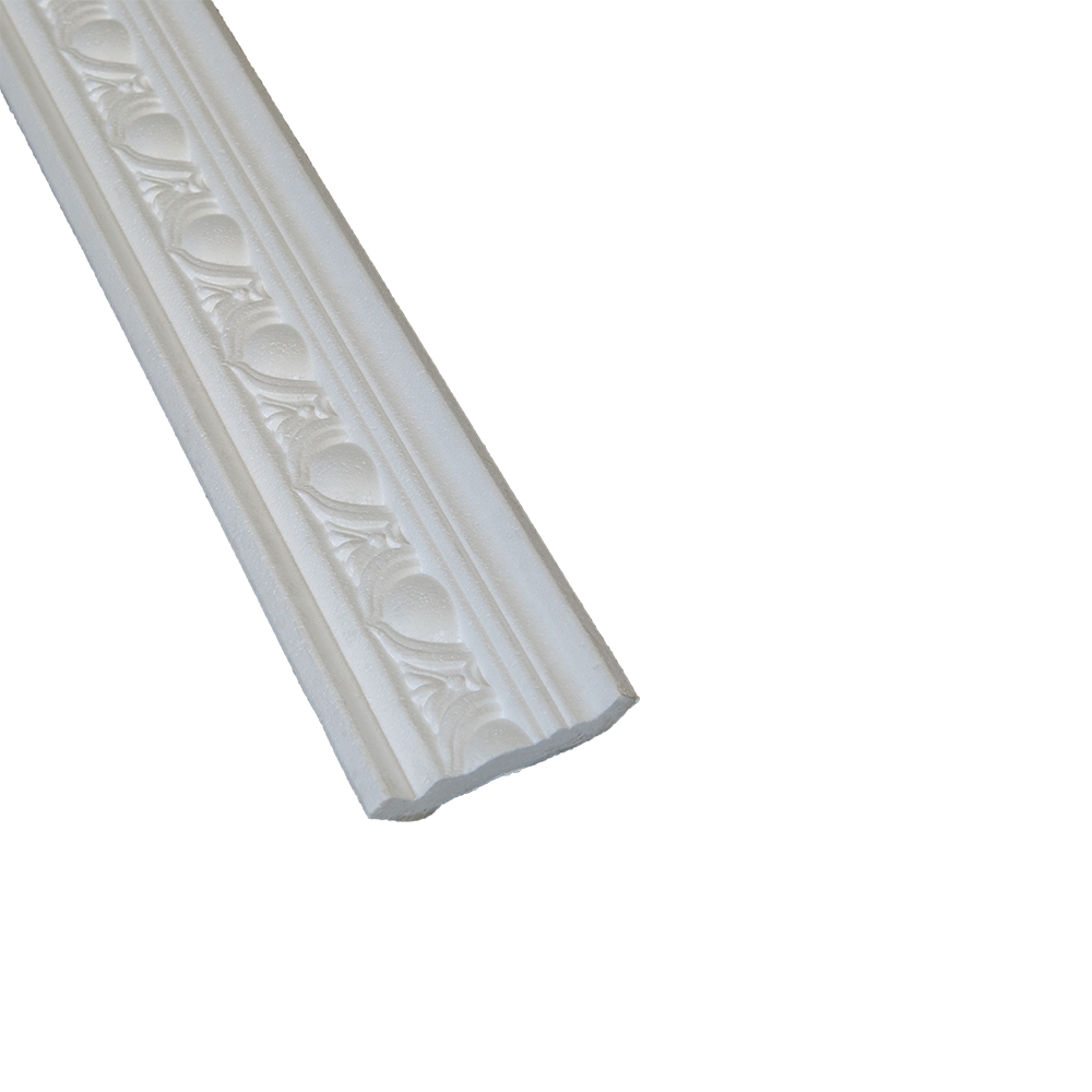 Bagheta decorativa DP152, alb, polistiren EPS, 2 m