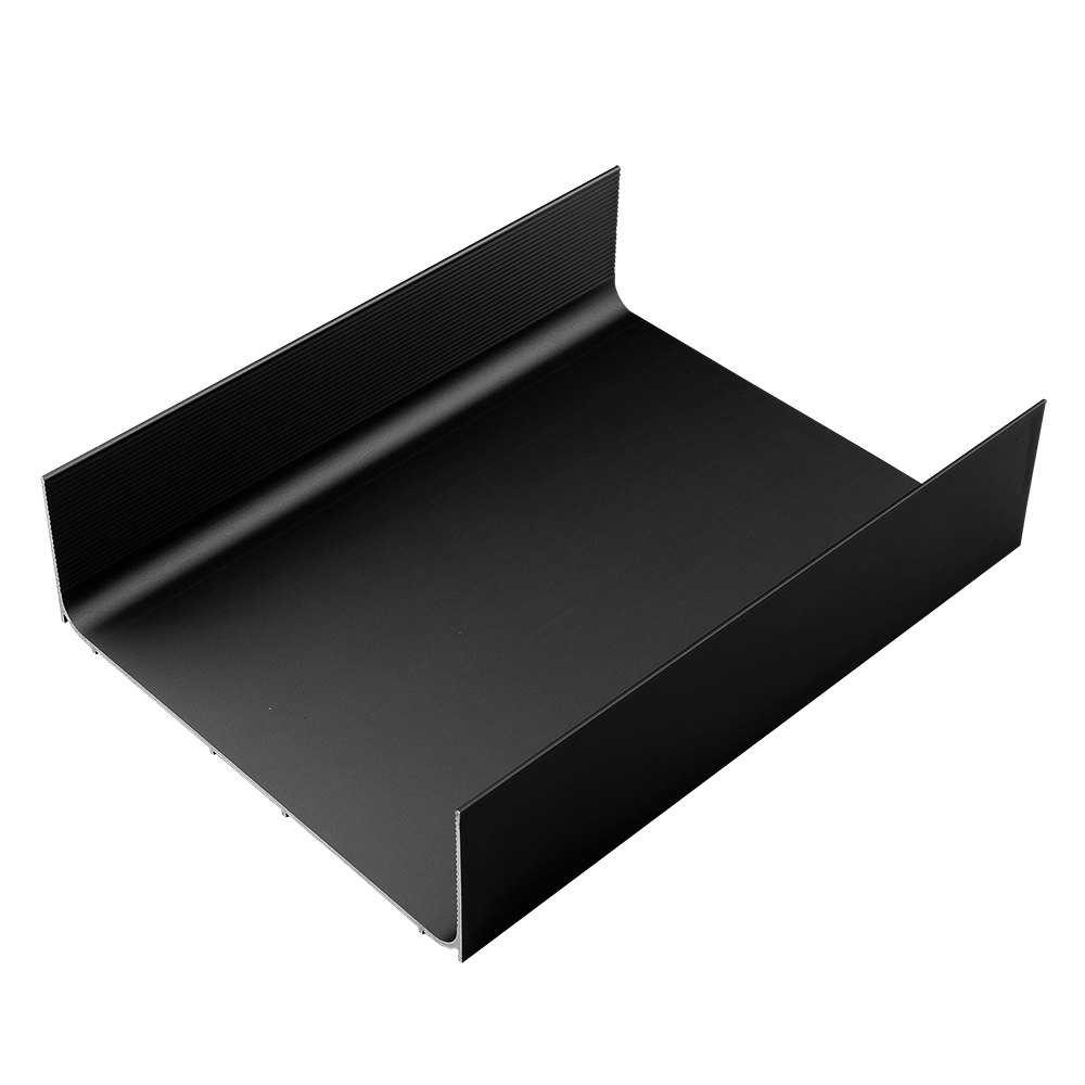 Profil simplu organizator pentru sertar Scilm, negru, 4200 mm lungime, 150 mm latime, 51 mm inaltime