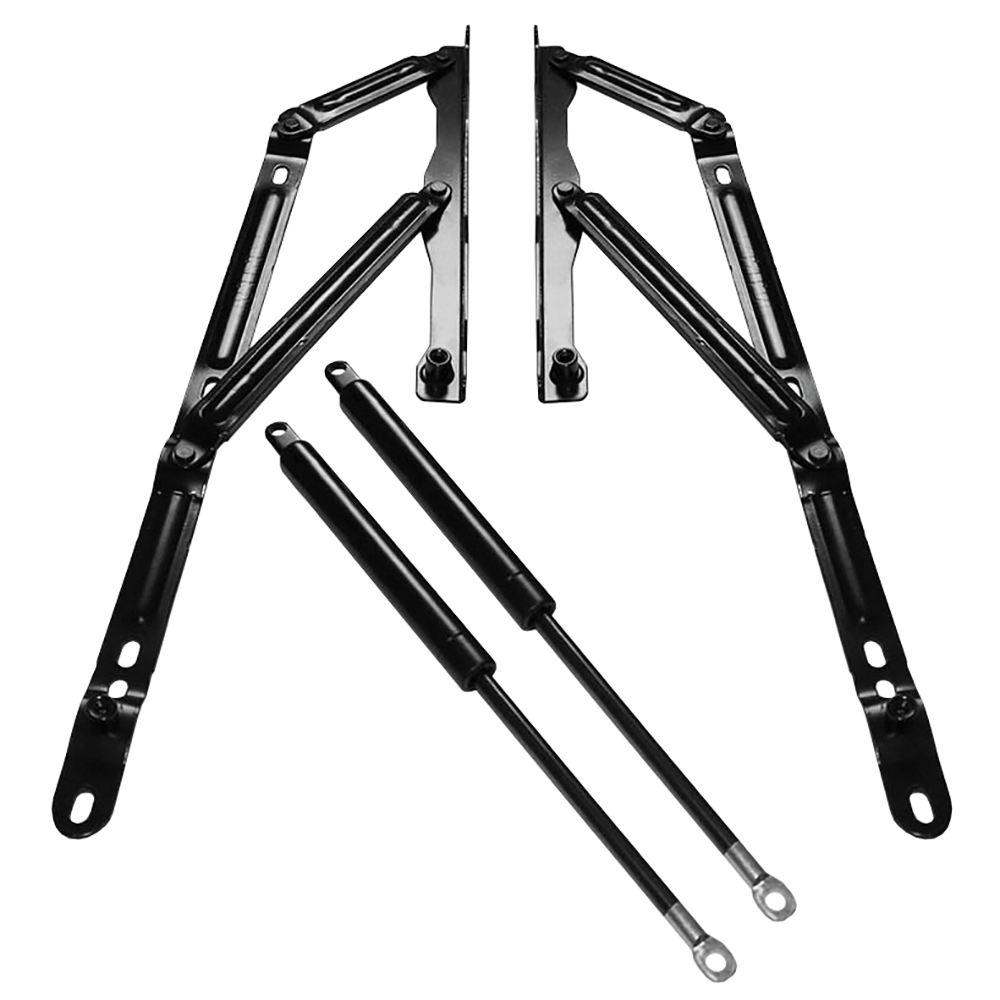 Sistem rabatare somiere 450 N, metal, negru