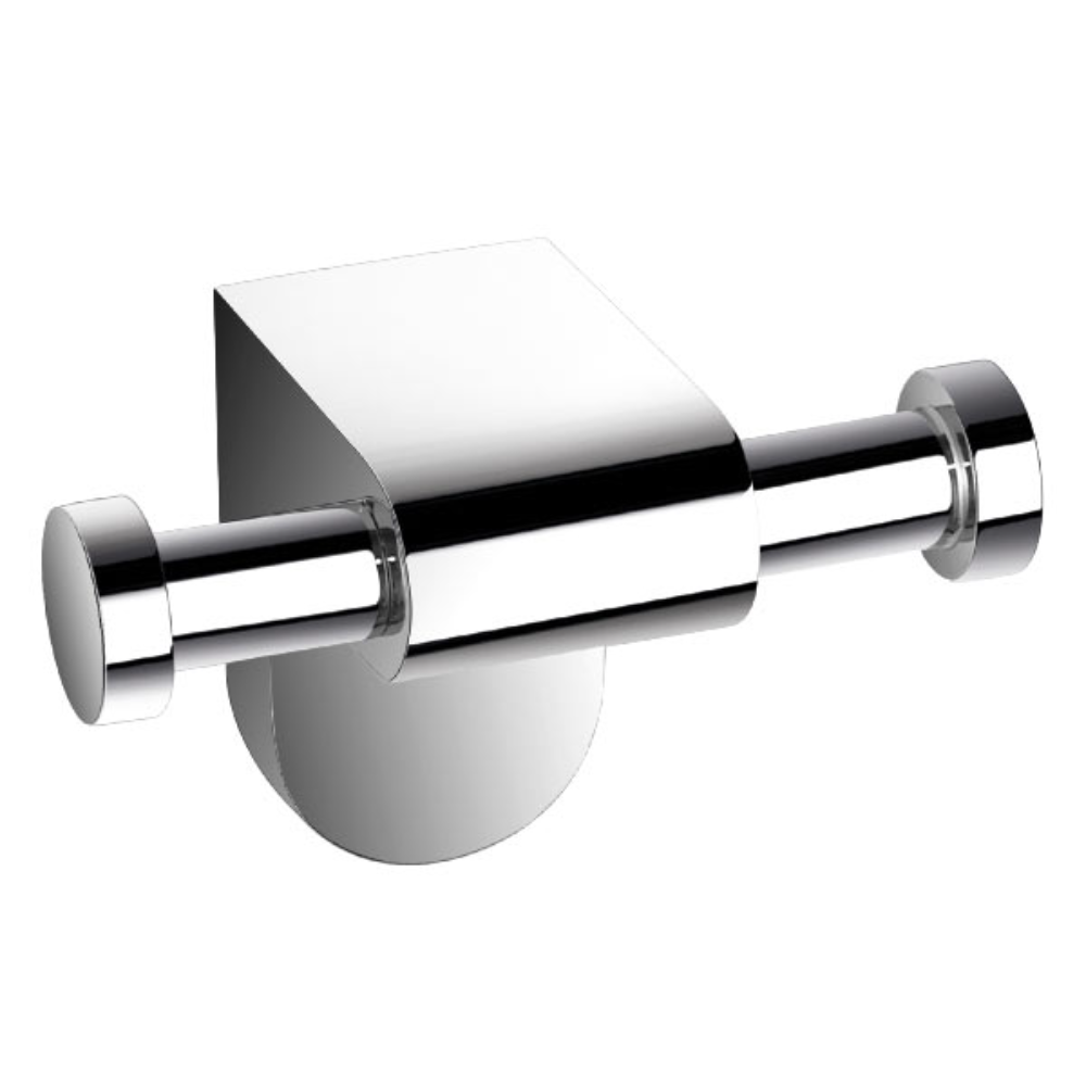 Cuier dublu Ferro Audrey AD06, metal cromat