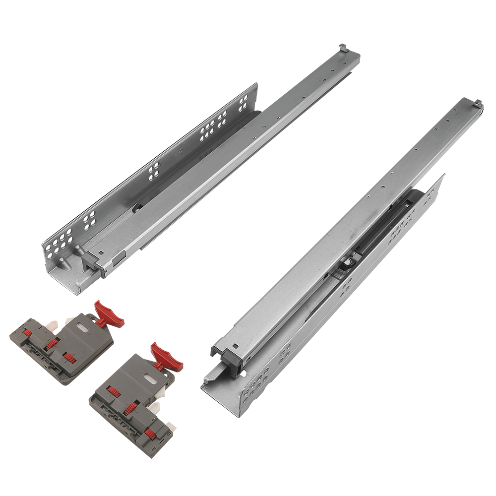 Glisiera ascunsa Teko, sincronizare, amortizare clips 3D, 35KG, 410 mm