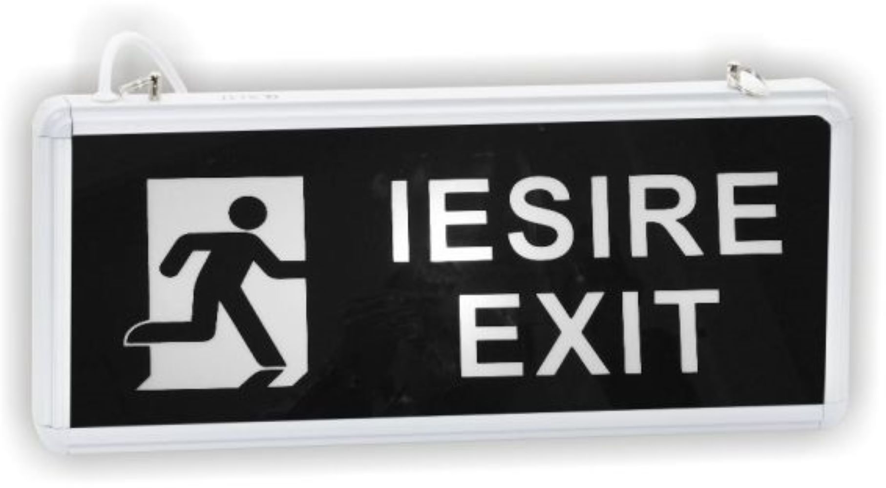 Corp de iluminat LED Exit Comtec, doua fete, IP20, 1 W, 147 x 357 x 24 mm