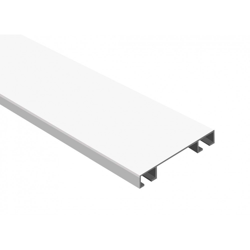 Sina perdea sau draperie pentru tavan, aluminiu, alb, 400 cm