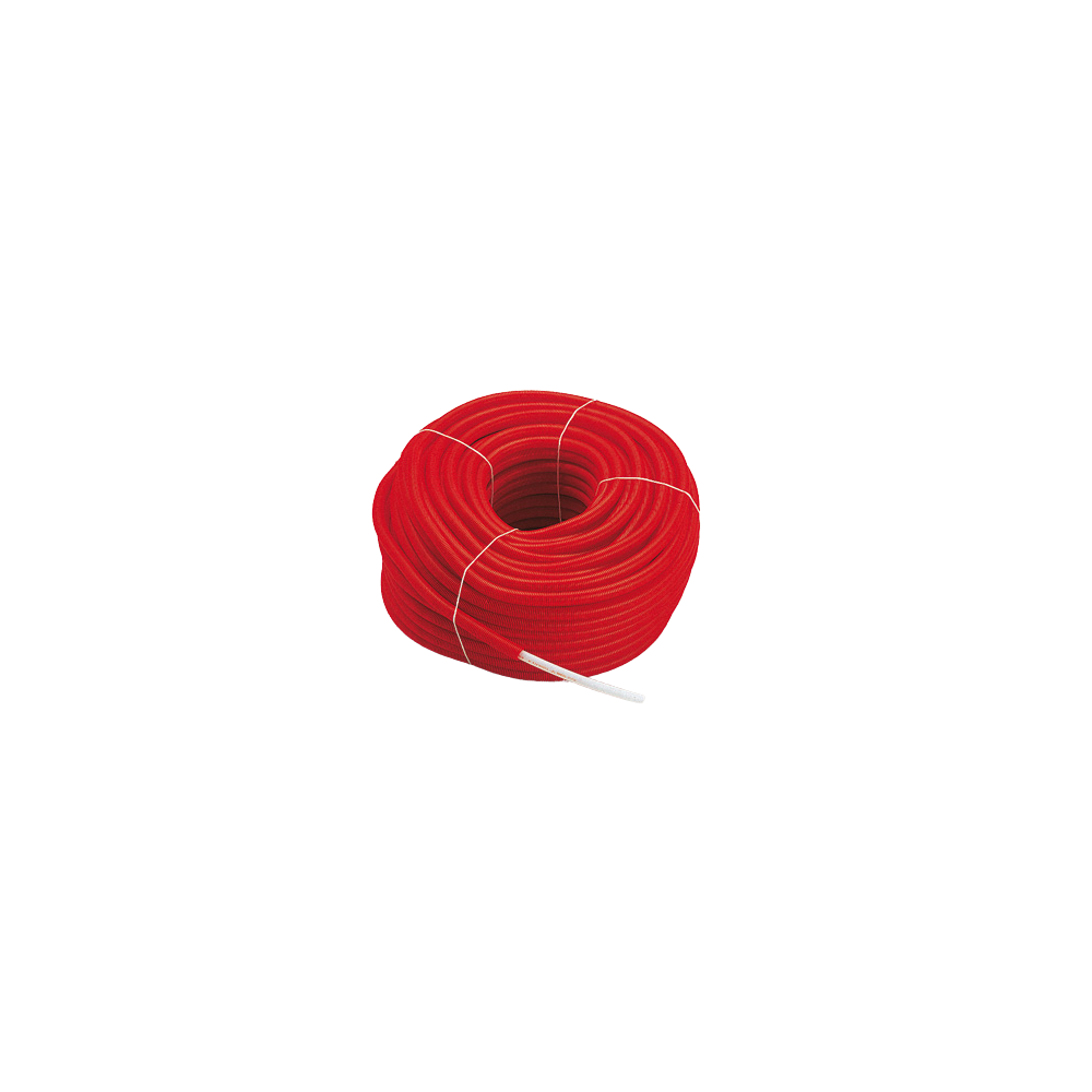 Teava Pex Tiemme, protectie rosie, polietilena,16 x 2 mm Ø copex 24.5 mm