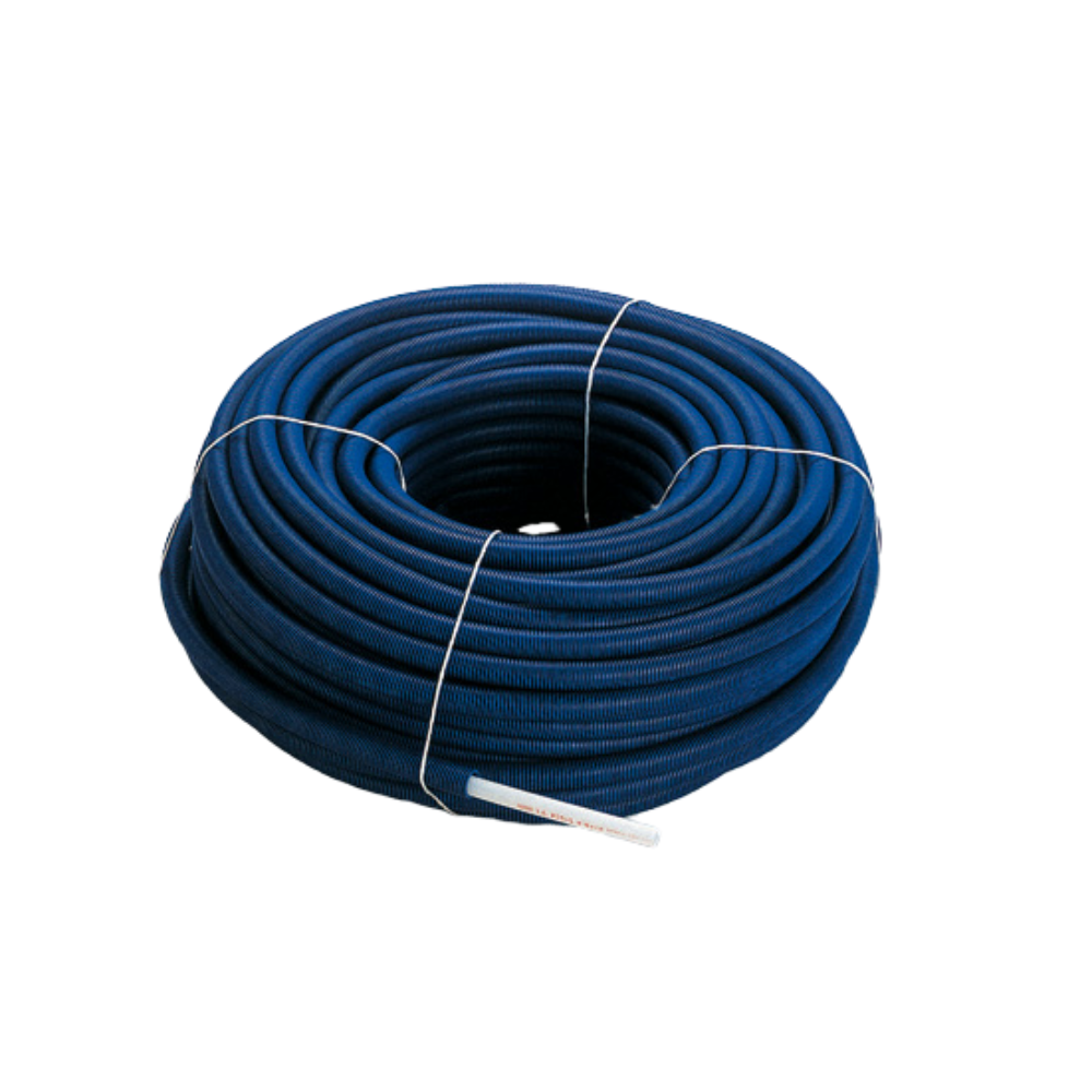 Teava Pex Tiemme, protectie albastra, polietilena, 16 x 2 mm, Ø copex 24.5 mm