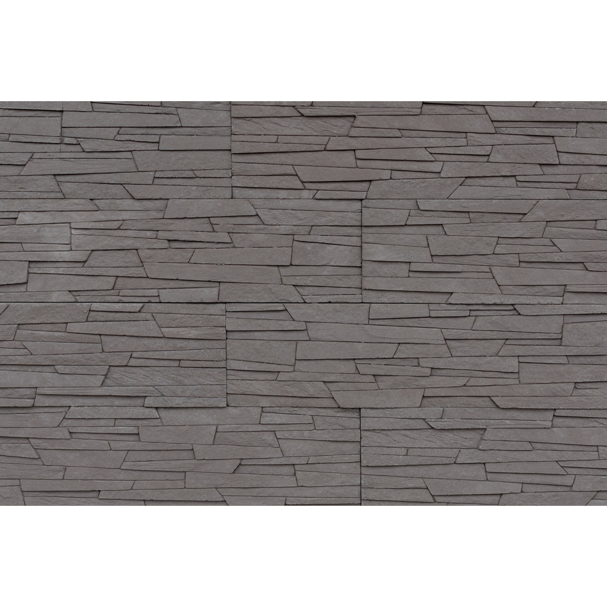 Piatra decorativa Modulo Impuls Graphite, exterior/interior, montaj fara rost tip placa cu placa, nuante de negru, 36,8 x 9,8 x 1,7 cm