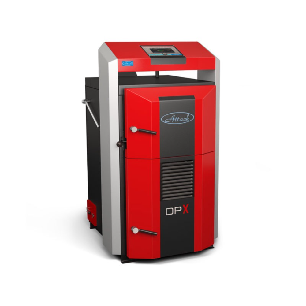 Centrala termica pe lemne cu gazeificare Attack DPX25 Profi, 25 Kw, 100 l, 124 x 70 x 124 cm