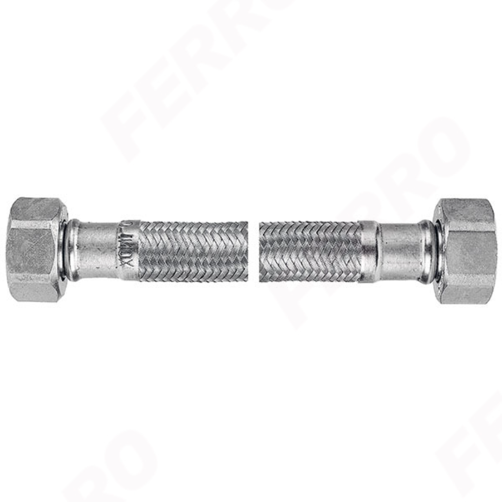 Racord flexibil apa Ferro, PWS 40, 1/2 X 1/2, FI-FI, 200 CM