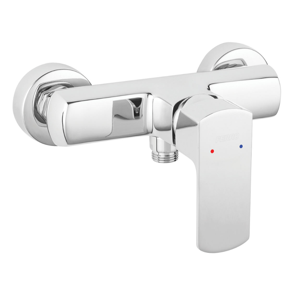Baterie dus Ferro Alba VerdeLine BLB7VL, alama, monocomanda, argintiu