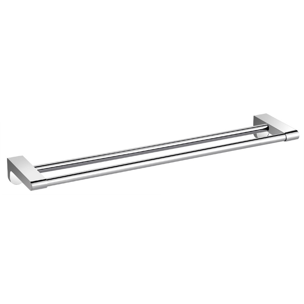 Port prosop dublu Ferro Audrey AD10, inox, argintiu, 600 mm