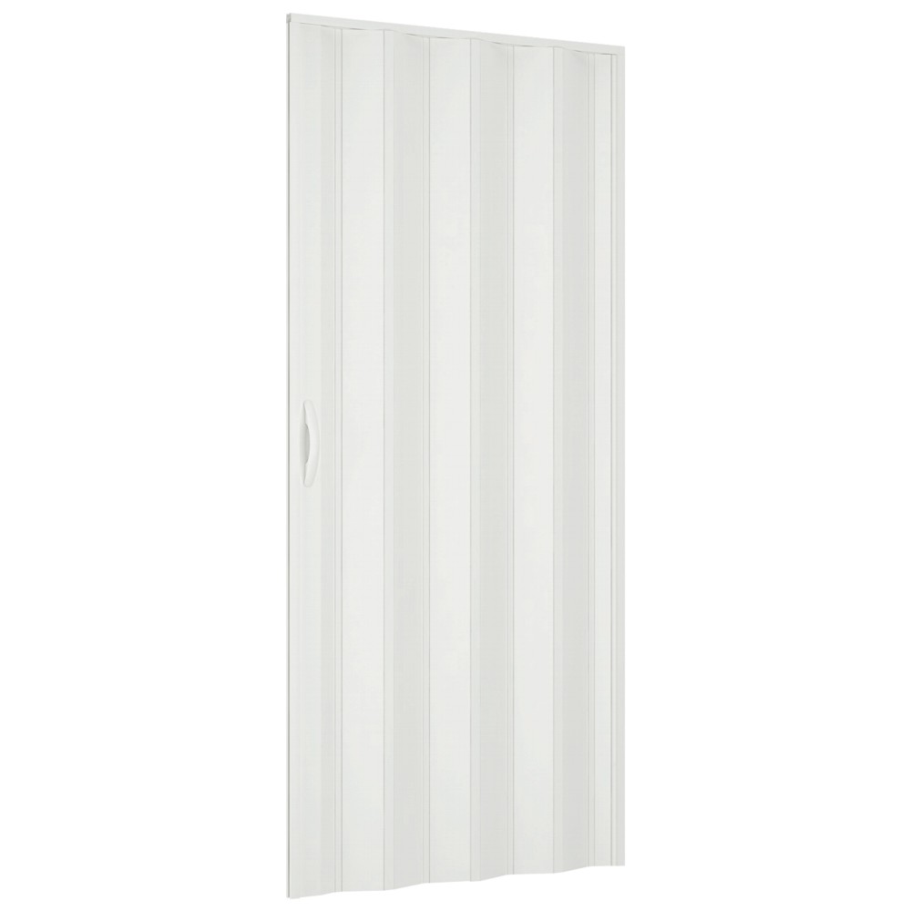 Usa plianta din PVC Aurora, decor uni, alb, 203 x 85 cm