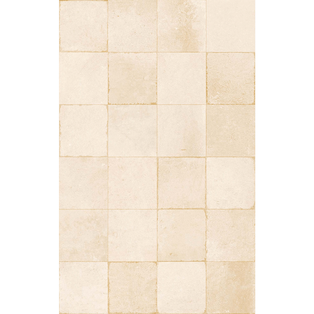 Faianta decorativa Kai Ceramics Latina, bej, aspect mosaic, finisaj lucios, dreptunghiulara, grosime 0,8 cm, 25 x 40 cm