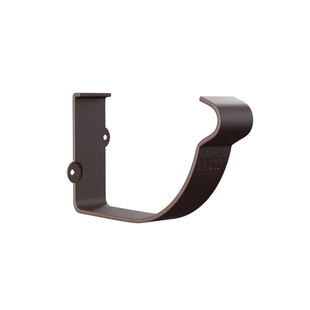 Carlig metalic jgheab Wetterbest, 125 mm, maro RAL 8017