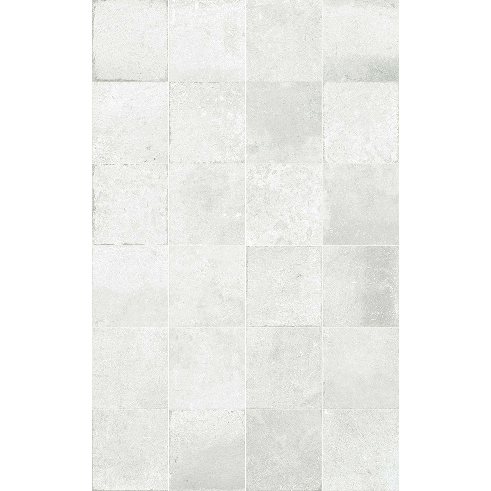 Faianta decorativa Kai Ceramics Latina, gri, aspect mozaic, finisaj lucios, dreptunghiulara, grosime 0,8 cm, 25 x 40 cm