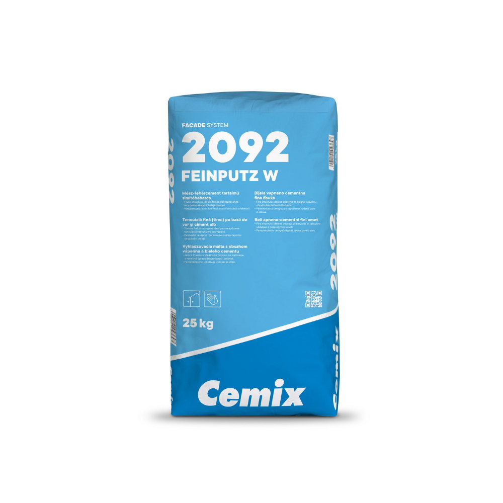 Tencuiala fina Cemix FeinPutz Weiss, interior, alb, 25 kg