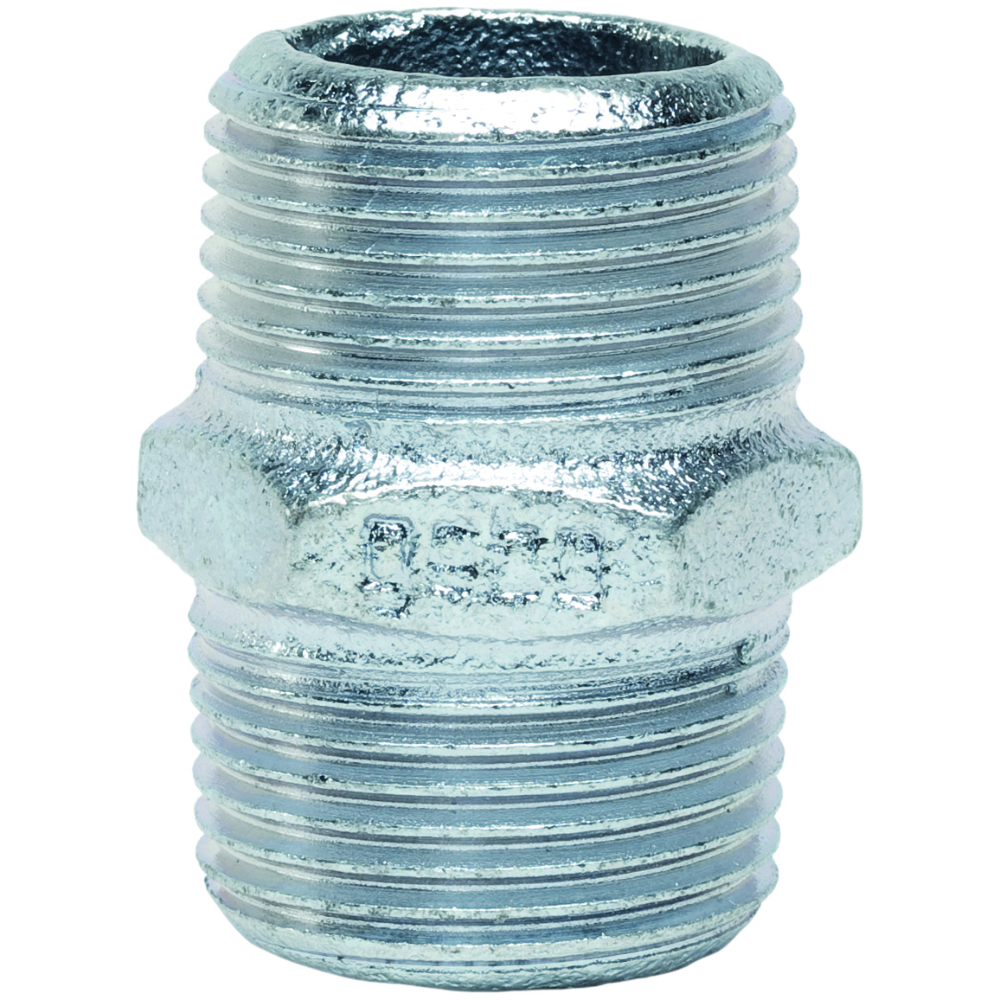 Niplu Gebo, fonta zincata, 1 1/2 inch