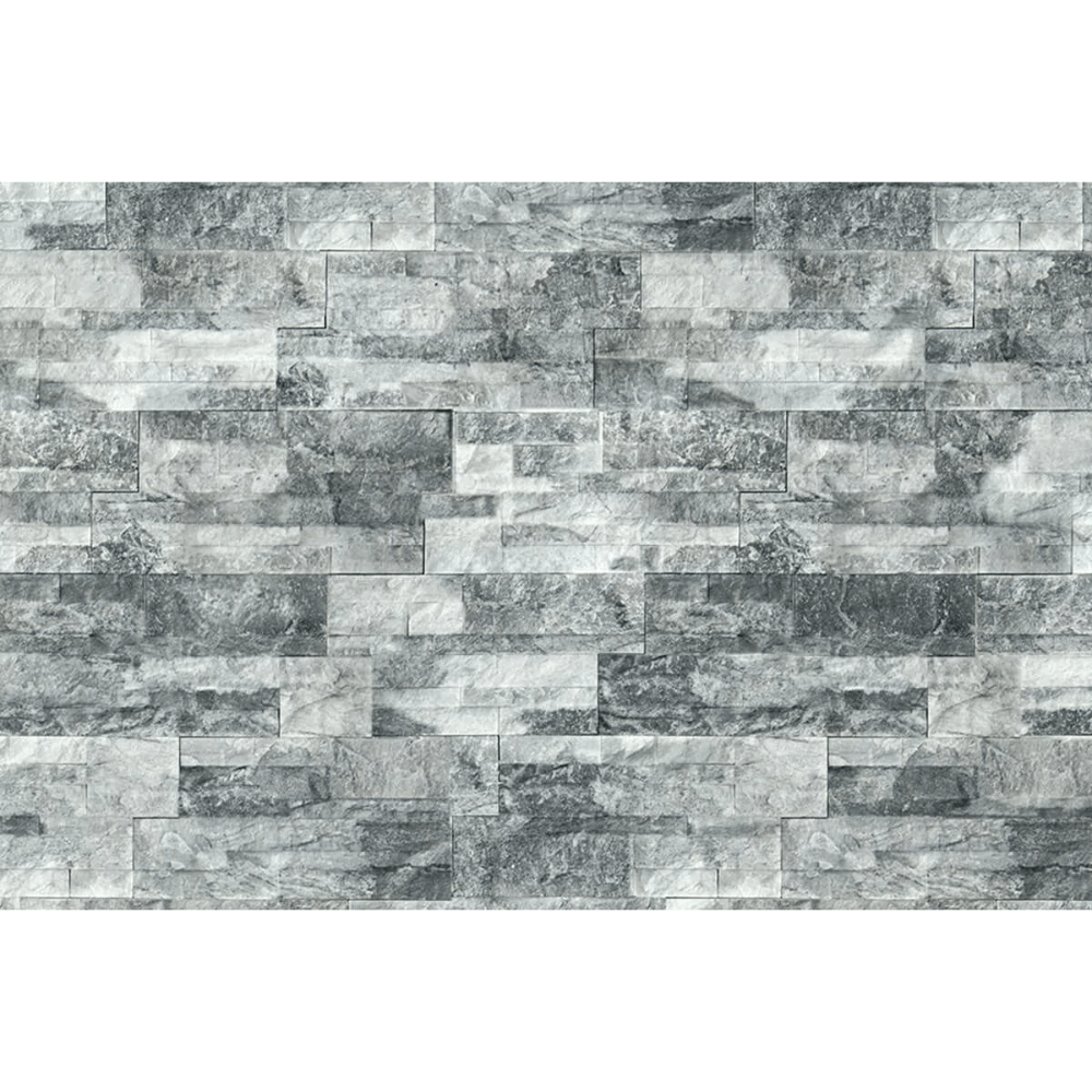 Piatra decorativa Modulo Prostack, gri/alb, interior/exterior
