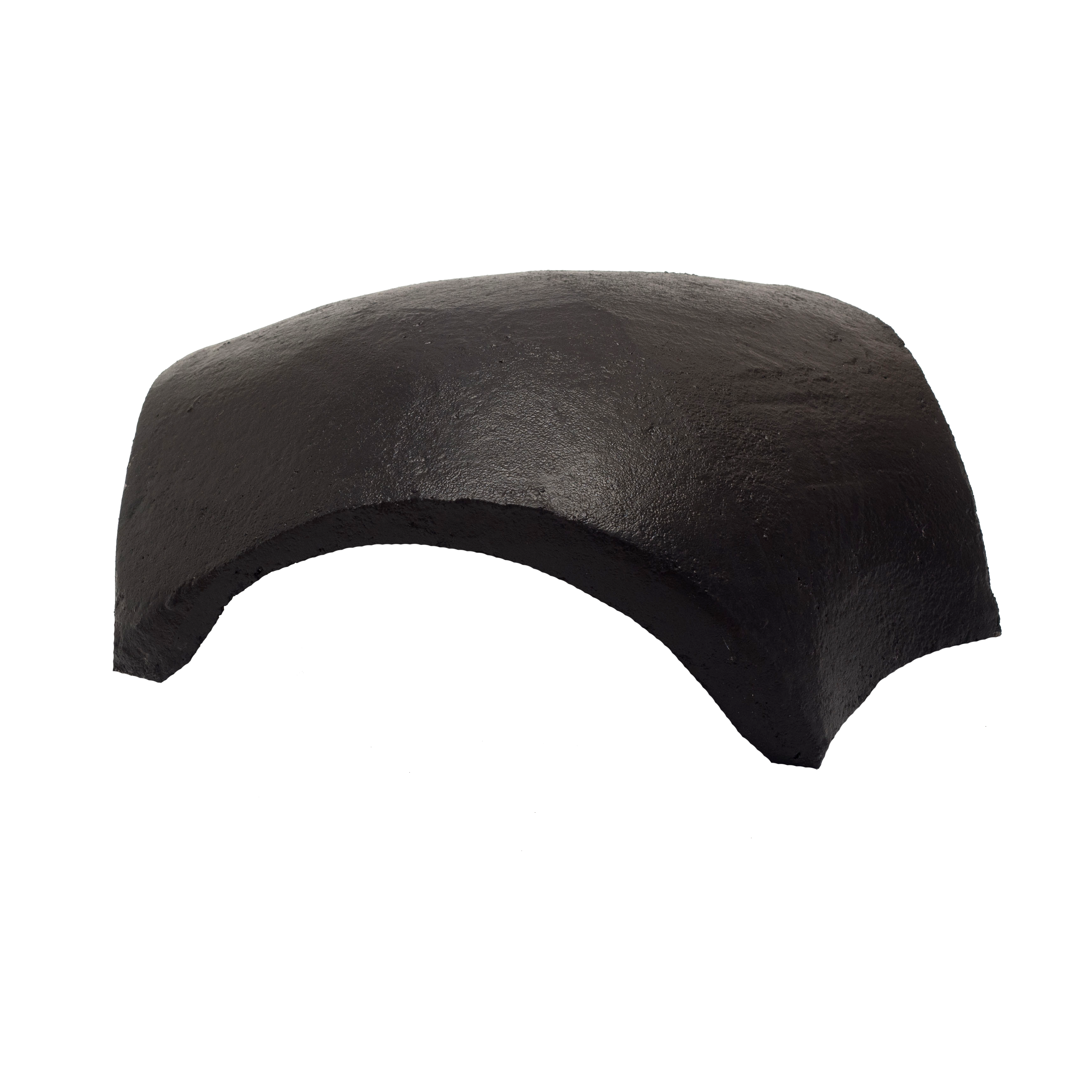 Tigla de coama de ramificatie in 3 ape Terran Danubia + clema de fixare, negru, 320 x 360 mm, 4.8 kg/buc