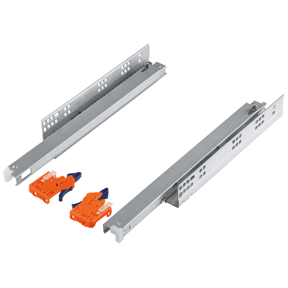 Glisiera ascunsa Teko, extractie totala si amortizare, pentru placa 16 mm, 500 mm