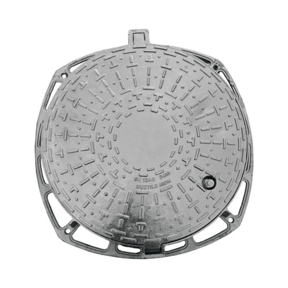 Capac canalizare Vodaland Urban PL959, fonta, gri, diametru 820 mm