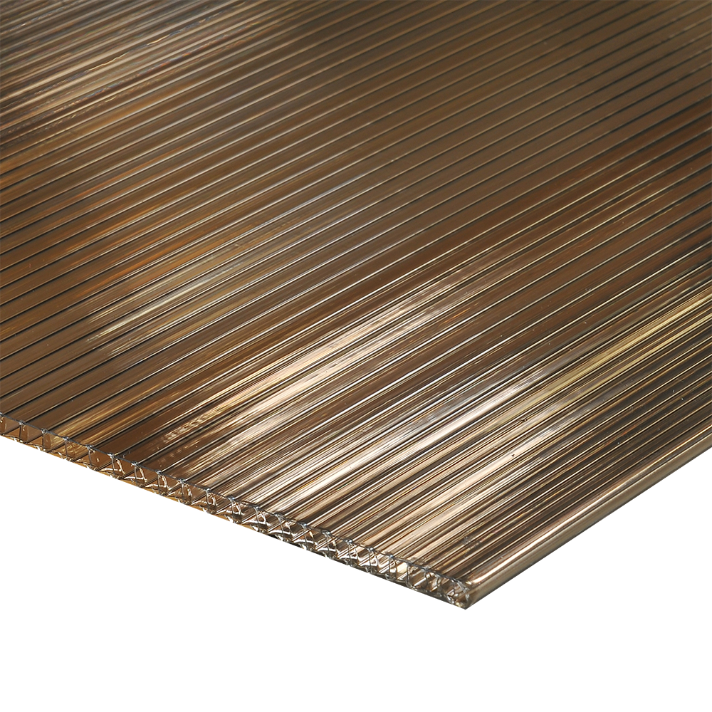 Policarbonat celular Carboplak, bronze, 6 m x 2,1 m, grosime 8 mm