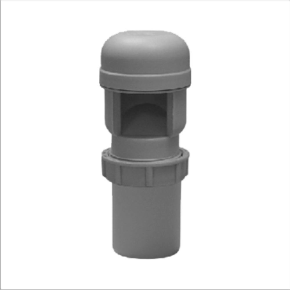 Aerator cu membrana, PP, DN 032/ 40/ 50, gri, 5.25 l/s