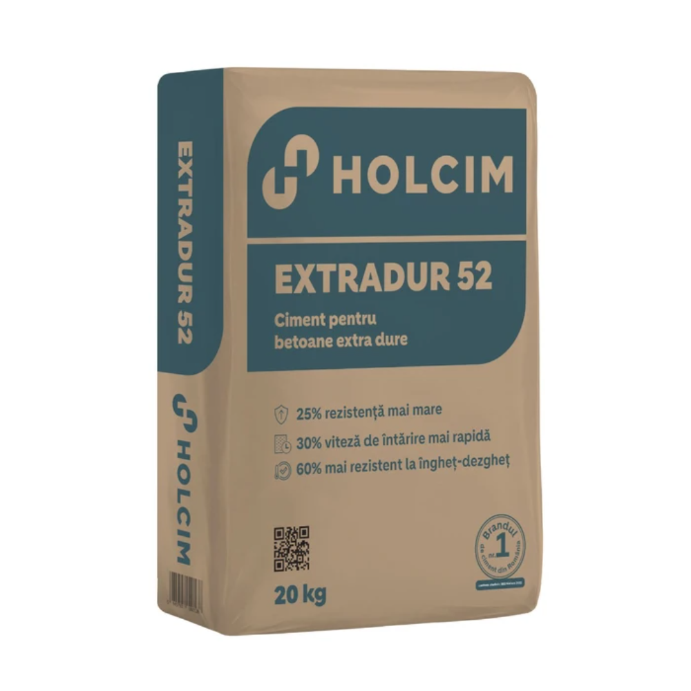 Ciment Holcim Extradur CEM II AS 52.5 R, 20 Kg