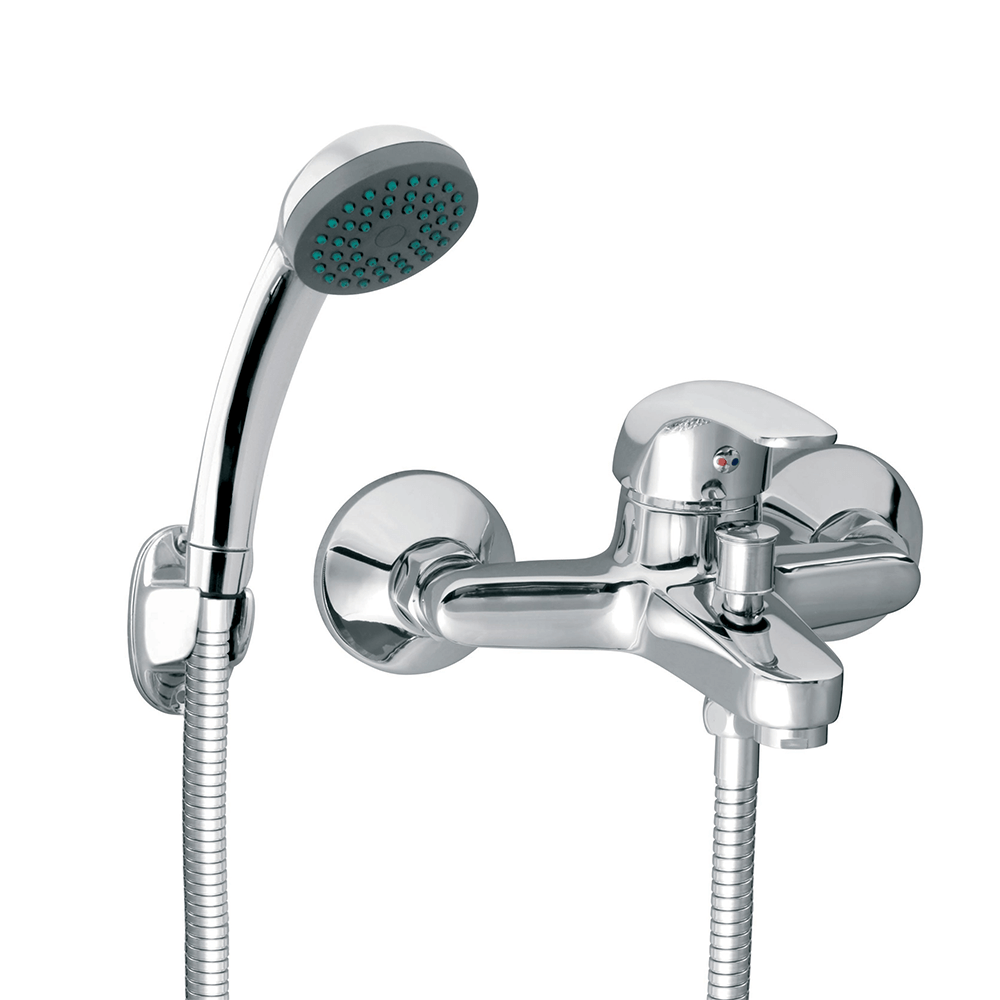 Baterie dus/cada Ferro Vasto BVA11+ set de dus, cartus ceramic, crom