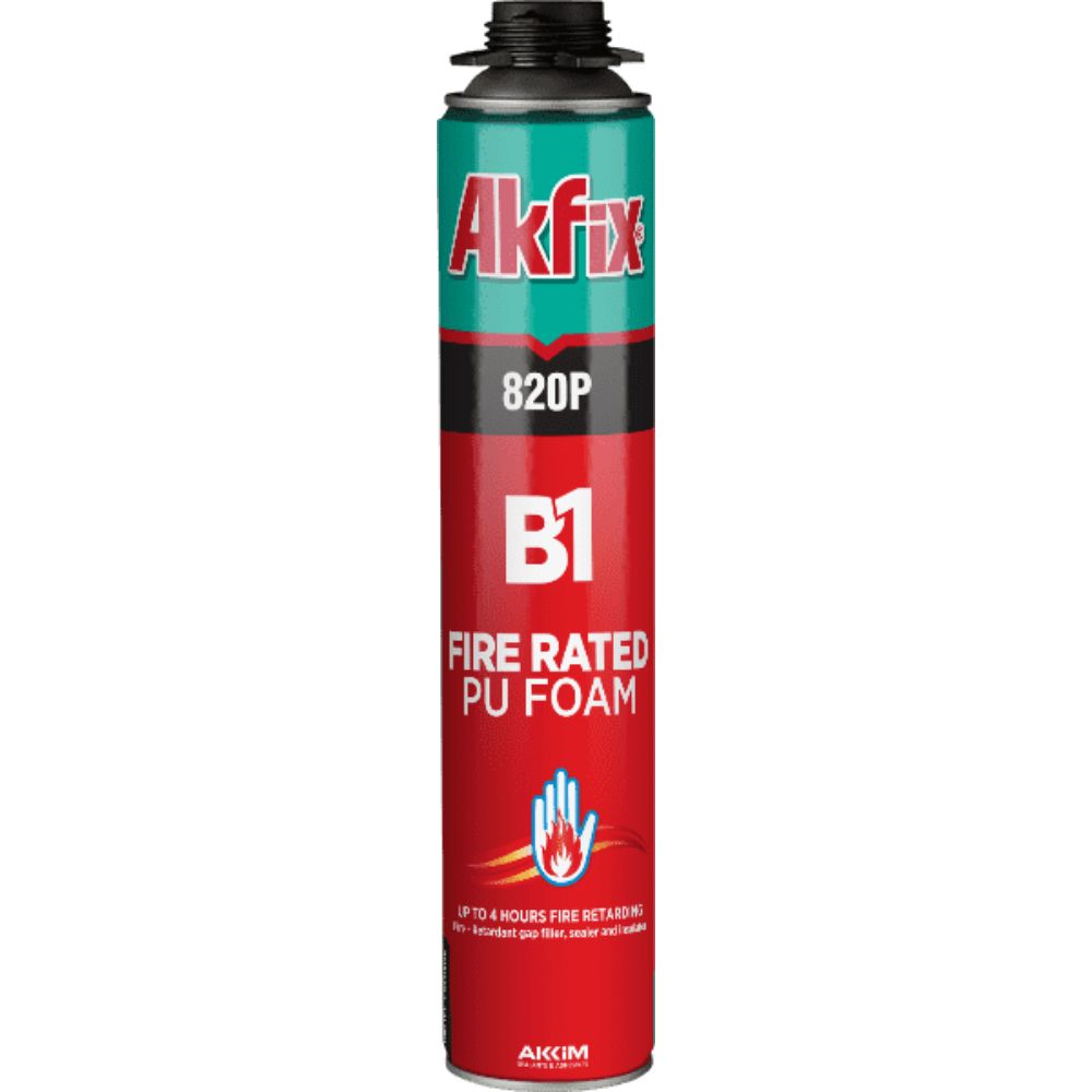 Spuma poliuretanica Akfix 820, aplicare cu pistol, 750 ml
