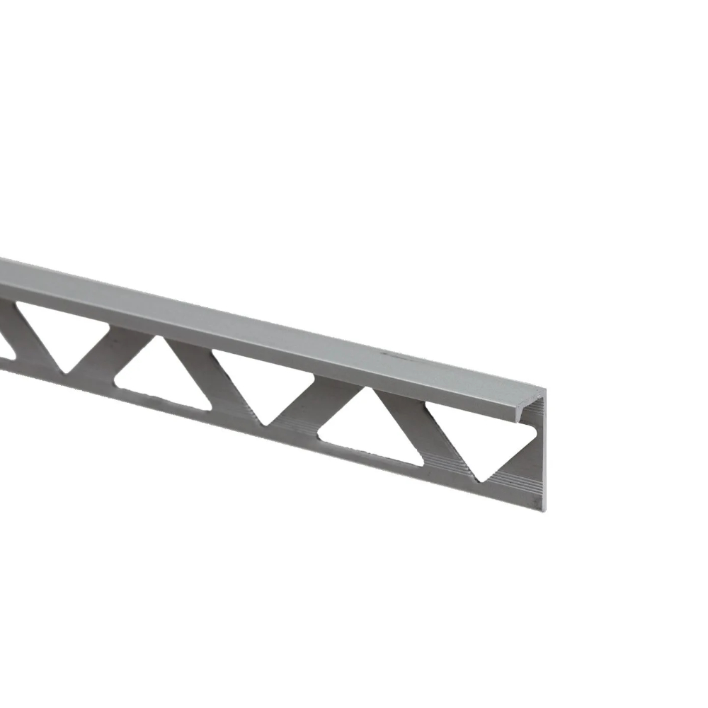 Profil de terminatie Set, aluminiu, argintiu, 8 mm, 2.5 m