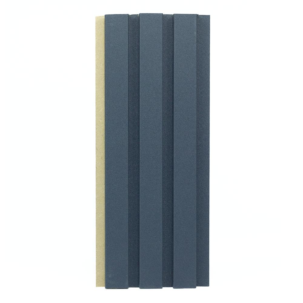 Lambriu MDF cu riflaj, antracit, 12 x 117 x 2800 mm
