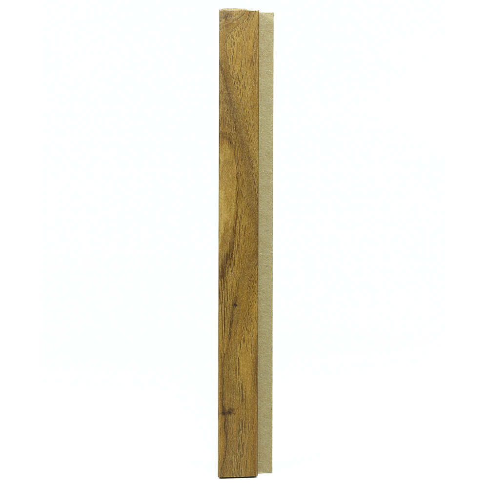 Profil initiere lambriu riflaj MDF, pecan, 22 x 86 x 2800 mm