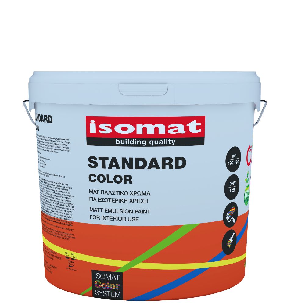 Vopsea lavabila interior Isomat Color Standard, alb, 25 l