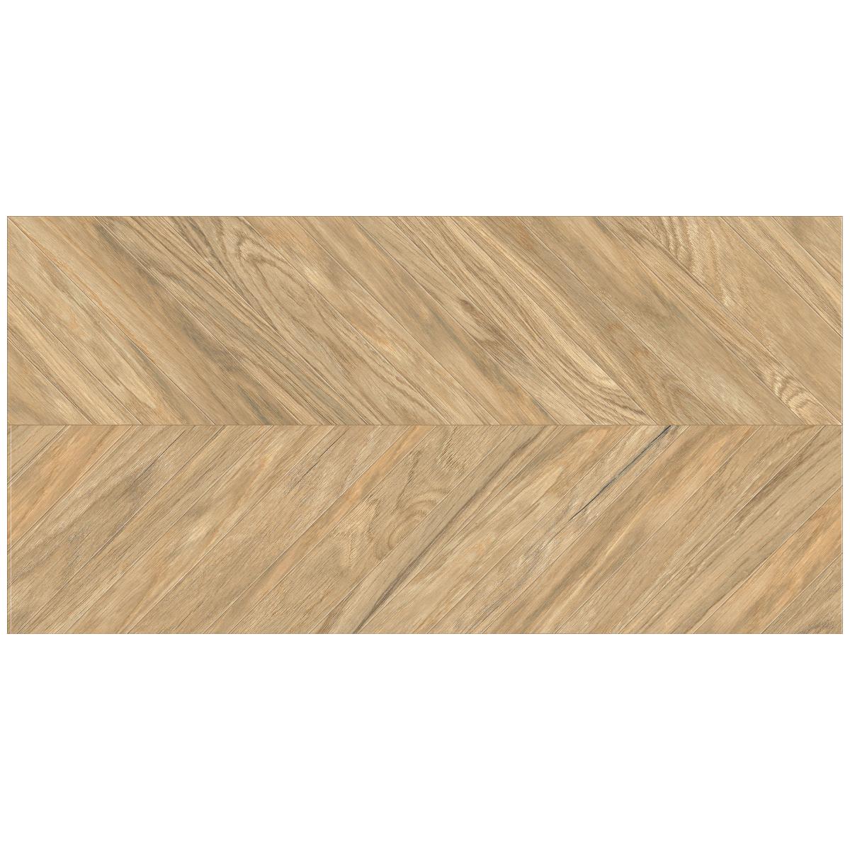 Gresie portelanata exterior/interior KAI Tilia brown, rectificata, tip chevron, mat, decor lemn, maro, 60 x 120 cm