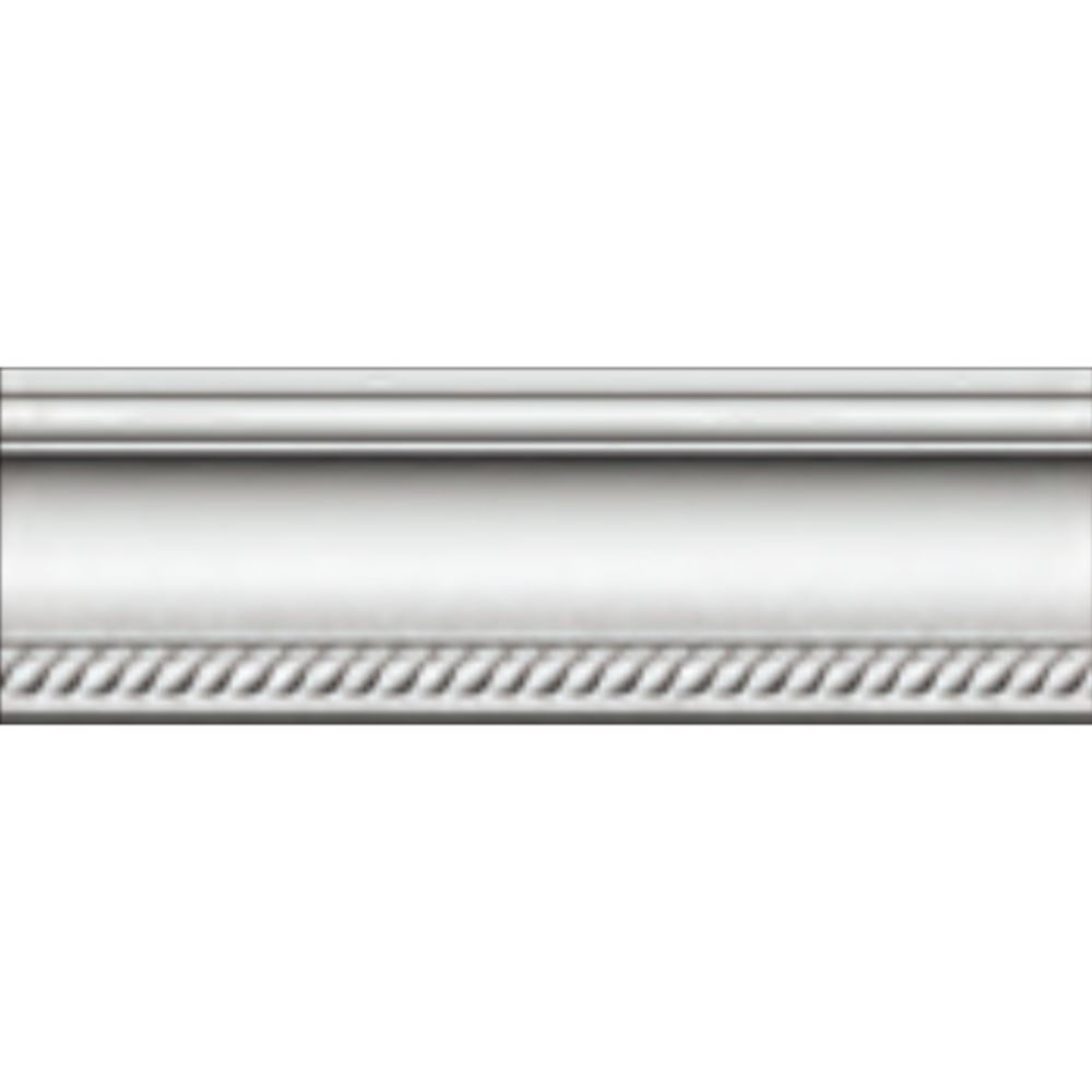 Bagheta decorativa Decosa 2842, alb, polistiren, 2 m