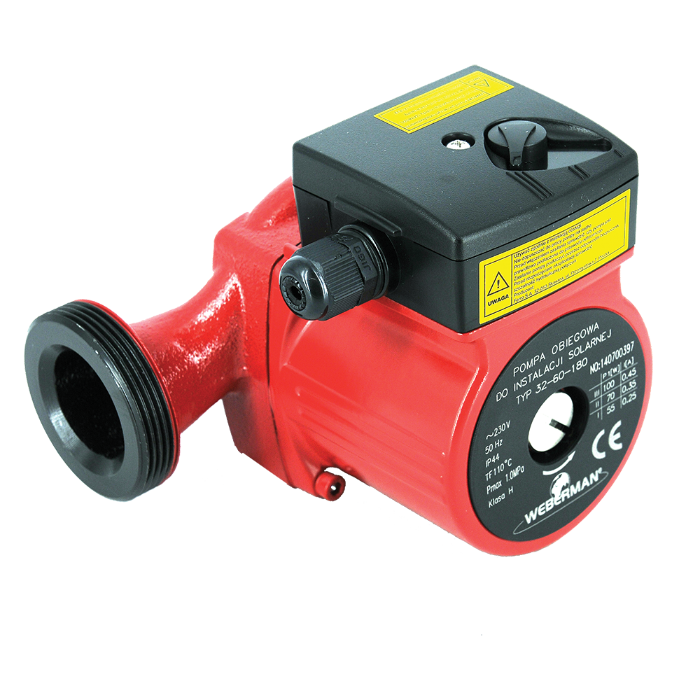 Pompa circulatie Ferro Weberman 0302W, 32/60/180, 3 trepte, IP44, 0.1 - 4.5 mc/h, G 1 1/2”