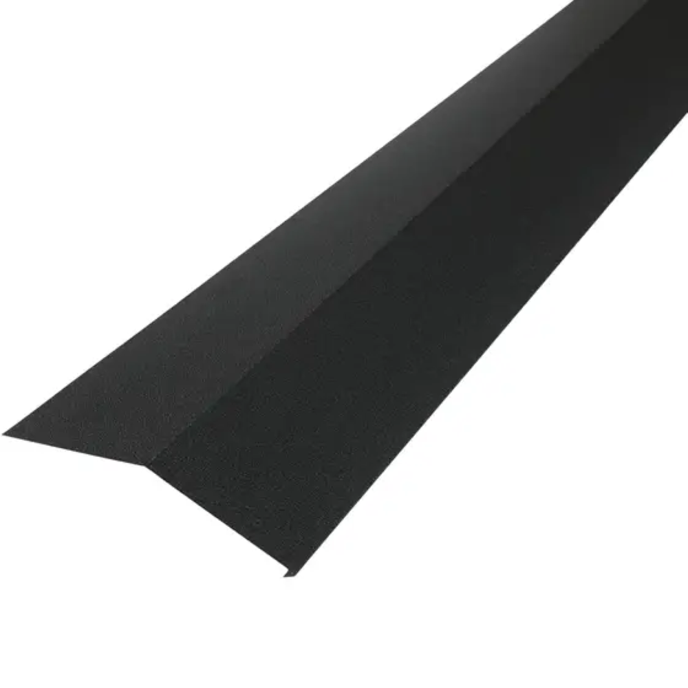 Sort streasina mic Durako, negru, RAL 9005, mat structurat, L=2 m