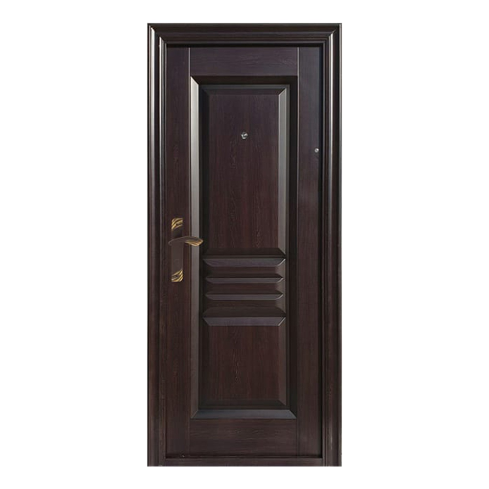 Usa metalica de intrare in apartament Wega Y14, deschidere dreapta, wenge, 2020 x 880 x 50 mm