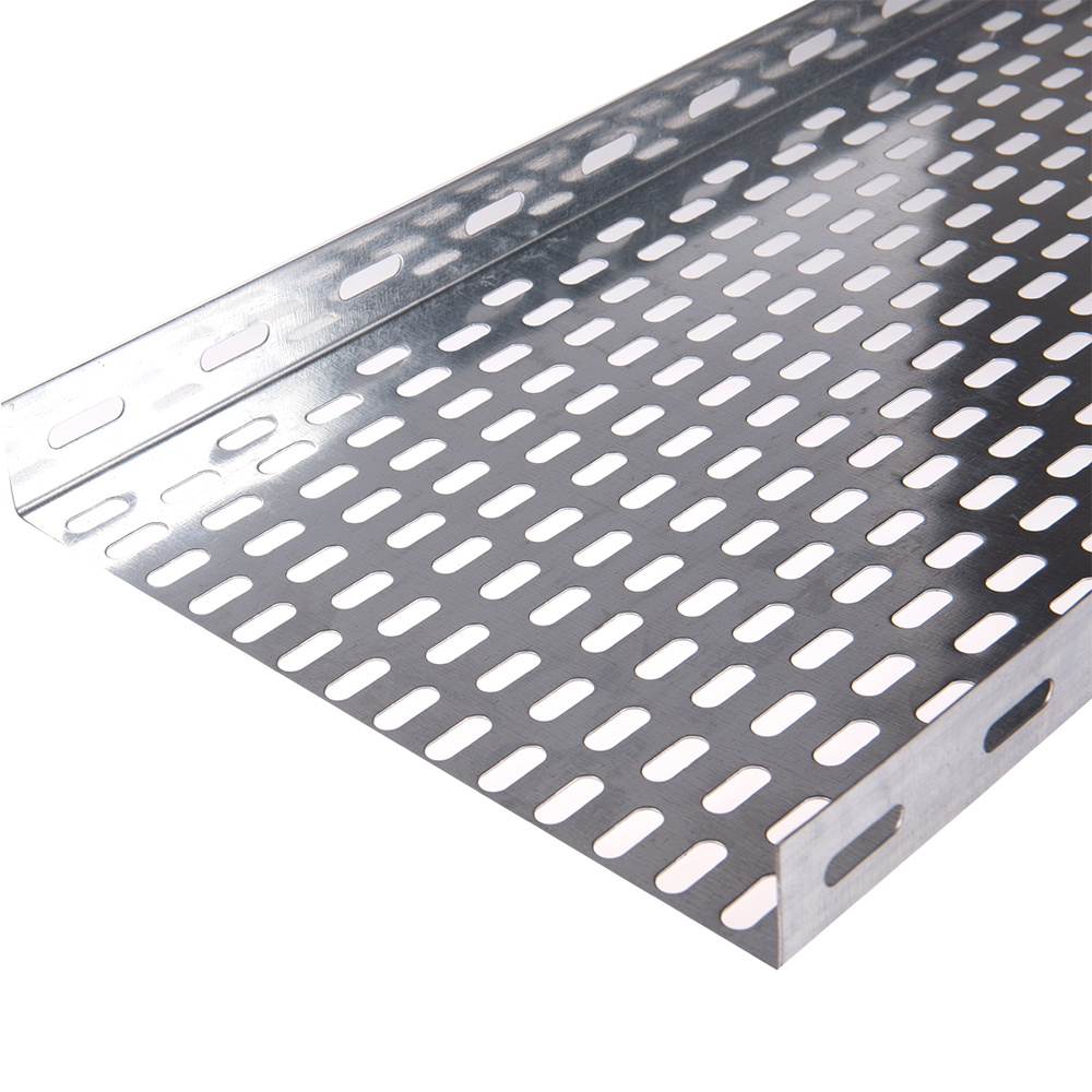 Jgheab metalic perforat Metaksan, 300x60x0.7 mm, 3 m