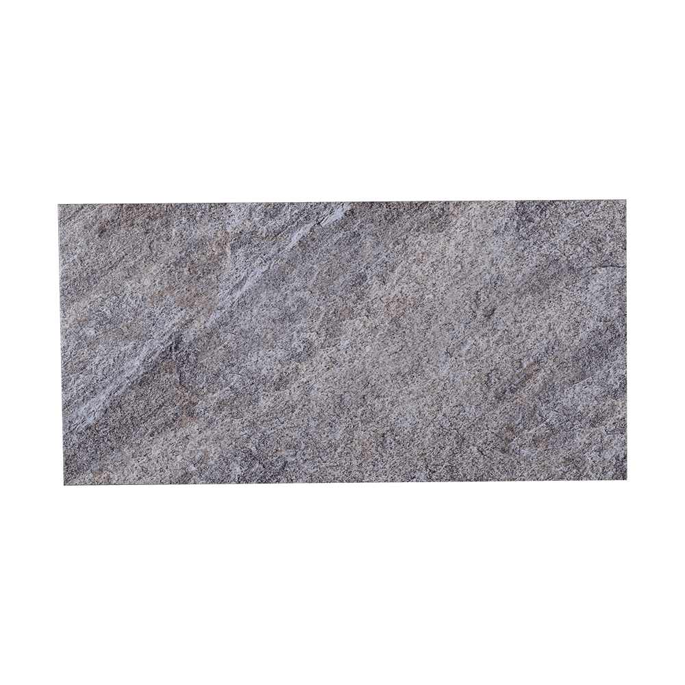 Gresie portelanata Quartzite 2, PEI 4, gri inchis, 60 x 30 cm