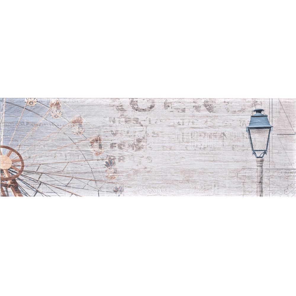 Faianta decor Art Ceramic, Soft Wood D-B309015, bej, finisaj estetic, model vintage, 30 x 90 cm