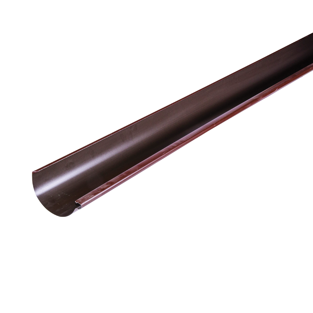 Jgheab 125 mm, Novatik Ronda, maro RAL 8017, L= 2 m