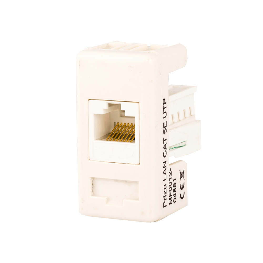 Priza modulara Comtec UTP, categoria 5E, alba